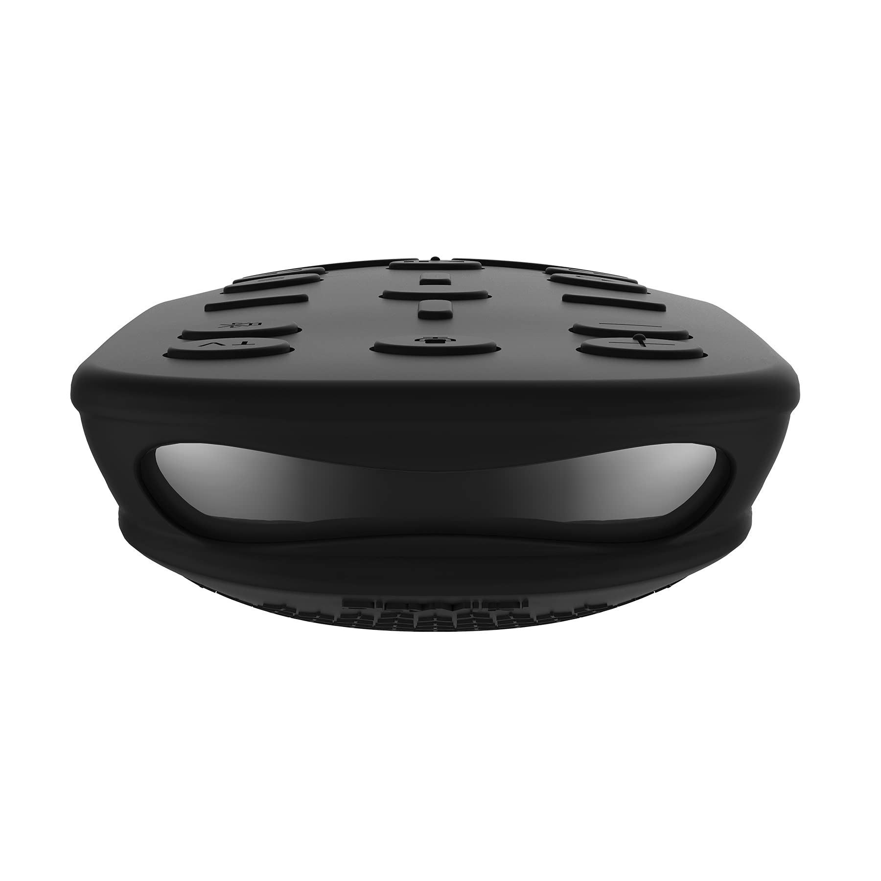PlayVital PS5 Media Remote Controller Compatible Silicone Case, Dedicated Protective Cover for PS5 Media Remote Control, Overall Protective Case [Black]