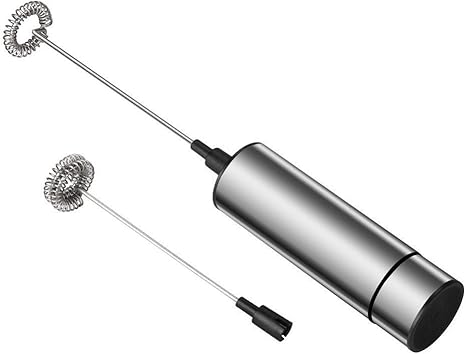 Amazon ミルク泡立て器 ミルクフォーマー 電動泡たて Ninonly 卵 コーヒー 抹茶 など攪拌可能 ミニコーヒー攪拌機 電池式 ふわふわミルクを作る 日本語説明書付き 攪拌ヘッド 2 ミルク泡立て器 オンライン通販