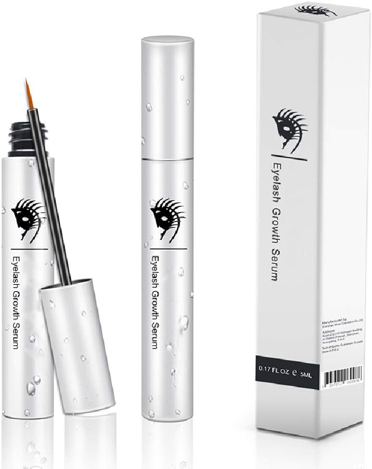 ALIVER Eyelash Enhancing Serum For Longer Fuller Thicker Natural Eye Lash Growth Serum & Eyebrow