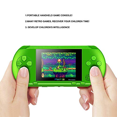 RONSHIN PXP3 Portable Handheld Built-in Video Game Gaming Console Player Retro Games Light Blue - Thumbnail 4