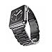 Apple Watch Band, 2016 Latest Solid Stainless Steel Metal Replacement Watchband Bracelet with Double Button Folding Clasp for Apple Watch iWatch 42mm (Tarnish)