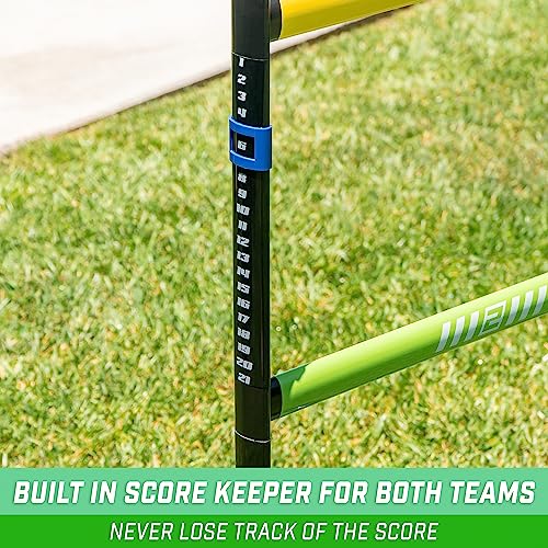 GoSports Ladder Toss Indoor & Outdoor Game Set with 6 Soft Rubber Bolo Balls and Travel Carrying Case - Choose Pro or Classic