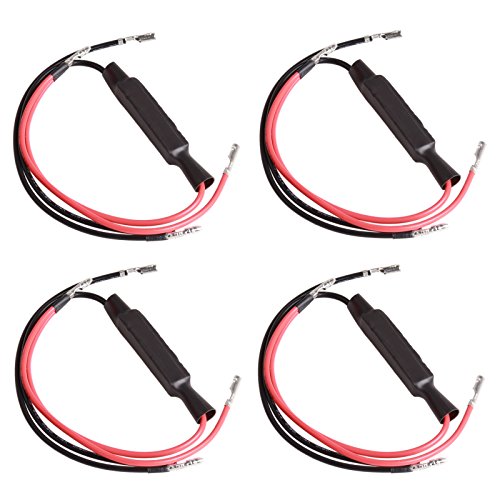 Kinstecks Led-knipperlichten voor motorfiets, 4 stuks, 12 V, voor motorfiets, knipperlicht, weerstand, adapter, flash… - Image 6