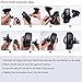 Car Phone Holder 3-in- 1 Car Mount for Windshield, Dashboard, Air Vent – 360° Rotatable Universal Cell Phone Mount for iPhone, Samsung, More – Hands Free Dash Mount Mobile Phone Holder for Car by I&F