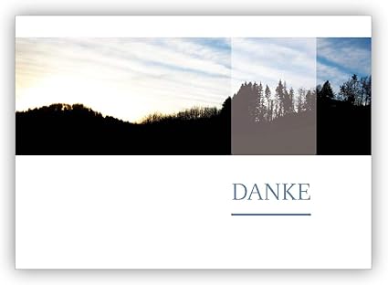 Elegante Biglietto Di Ringraziamento Per Foto Con Paesaggio Forestale Grazie Biglietto Di Condoglianze Con Busta Per La Partecipazione In Caso Di Decesso 16 Trauerkarten Amazon It Cancelleria E Prodotti Per Ufficio