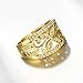 Zarbrina Women's Fashion Rose Gold Plated Cubic Zirconia Wedding Band Flower Engagement Promise Ring