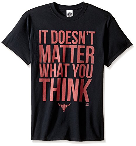 Wwe men s doesn t matter what you think t-shirt, black,…