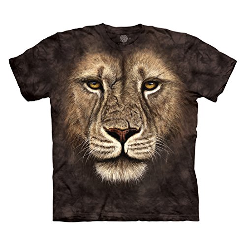 The mountain men s lion warrior t-shirt, black, xl
