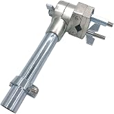 TUOREN Tom Drum Mount Clamp Tom Drum Holder Single Mount Adjustable Tom Arm Clamp for Cymbals Stand Remote Hi-Hat Mount Drum Set Mounting Clamp Percussion Hardware Parts