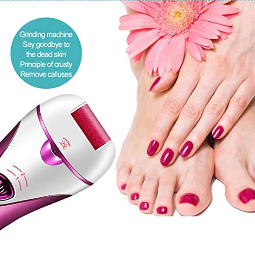 ShepoIseven Multifunctional Electric Lady Epilator Painless Epilator Remover Hair Trimmer,Purple - Thumbnail 7