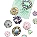 KALAIEN 3D Brooch Cake Jewelry Gemstone Cupcake Decorating Mold Chocolate Mould