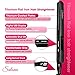 Salona Hair Straightener – 1″ Titanium Flat Iron hair straightener and curler Worldwide Dual Voltage 110-240V with Heat Resistant Travel Bagthumb 2