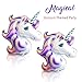 Unicorn Party Supplies Multicolor 26 Piece Decorations for Kids, Glitter Unicorn Headband for Birthday Girl, Gold Happy Birthday Banner By JIA LE