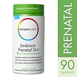 Rainbow Light - Embrace Prenatal 35+ Multivitamin, 90 Count, Zinc & Vitamin C