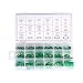 Yosoo 270Pcs 18 Sizes Assortment Kit Air Conditioning HNBR O-Ring Set Car Auto Vehicle Repair Green primary