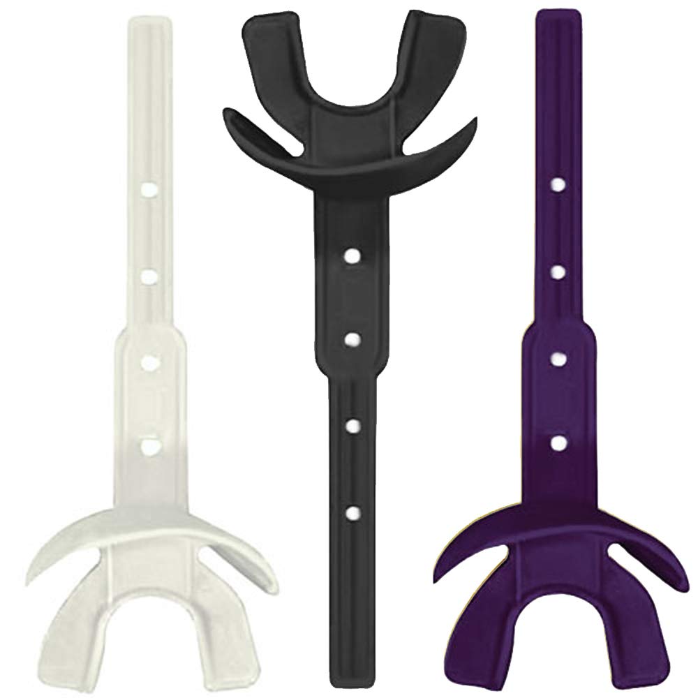 VettexModel 25 Adult Mouthguard - White/Black/Purple - 3 Pack