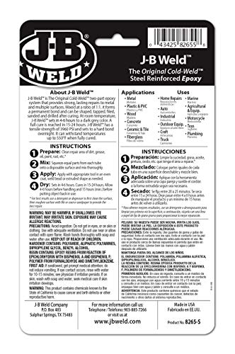 J-B Weld 8265S Original Cold-Weld Steel Reinforced Epoxy - 2 oz. - //coolthings.us