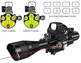 MidTen 4-12x50 Dual Illuminated Scope with Dot Sight & Laser Sight & 20mm Mount (Red Laser) MidTen 4-12x50 Dual Illuminated Scope with Dot Sight & Laser Sight & 20mm Mount (Red Laser)