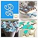 JeVenis 3D Elephant Baby Shower Cake Mold Elephant Fondant Mold Baby Shower Elephant Cake Decoration Elephant Baby Shower Party