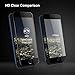 [Original Curve Fit] Tateguard Iphone 7 plus tempered glass screen protector [Crystal clear and full coverage] [Black tooling]