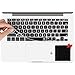 Ultra Thin Crystal Keyboard Cover Compatible with MacBook Air 13, 2015 or Older MacBook Pro 13