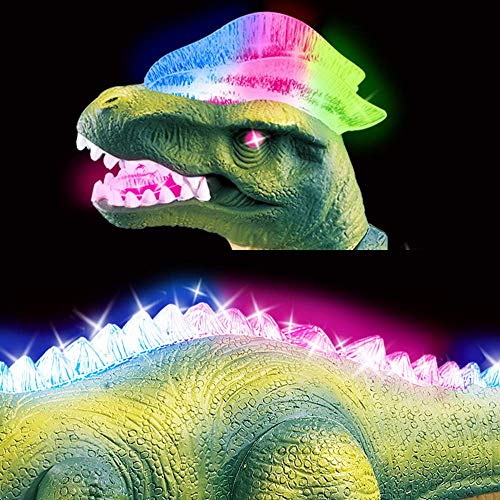 Remote Control Dinosaur for Kids with Light Up Eyes and Roaring Sound