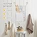 Bath Toy Organizer with Hooks - 13X18 Large Bath Toys Holder - Mesh Bath Toy Storage for Baby, Kids - Bath Organizer with Multi Pockets, Strong Suction Hooks, 3M Stickers - Mold Free, Quick Dry