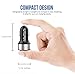 Dual USB Car Charger - 2 USB Smart Port Fast Car Charger 12W/2.4A - for iPhone X/ 8/ 7/ 6S/ 6/ Plus, iPad Pro/ Air 2/ Mini, Galaxy S7 / S6/ Edge/ Plus/ Note 5/ 4, LG, HTC,Nexus,Pixel - By Utopia Home