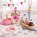 KidKraft Wooden Cupcake Stand with Cupcakes, Multicolor