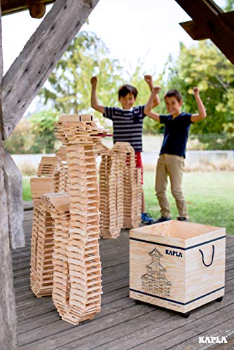 KAPLA - KISTE 1000 Holzplättchen - Holzspielzeug, Konstruktionsspielzeug, ab 2 Jahren – Bild 6