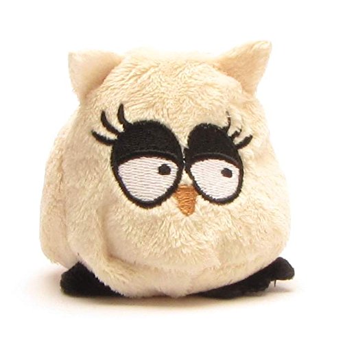Duckshop Schmoozies owl, spherical animal, micro fiber base is versatile.