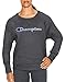 Champion Womens Powerblend¿ Fleece Boyfriend Crew - Applique Y07461