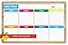 2018 Magnetic Weekly Planner, Flexible Dry Erase Board, Track Family Chores, Behaviour Chart, Multiple Kids, Keeps You Organised, Meal Planner, Bright Colors, Bonus Family Organiser Printables