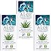 Aloe Cadabra Natural Water Based Personal Lubricant and Vaginal Moisturizer, Organic Aloe Lube, Non-Staining, pH Balanced (Unscented 2.5 Oz, 3 Pack)