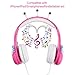 Kids Headphones for Girls, VCOM Wired Children Headset Alien Monster Earphones with 92dB Volume Limited, 3.5mm Audio Jack Compatible for Smartphones iPad Kindle Fire Tablets Computer Laptops(Pink)