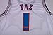 RAAVIN Taz !# Bunny Space Movie Jersey Mens Squad Basketball Jersey S-XXXL (White, Large)