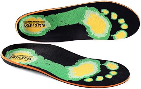 Functional Shoes-Insoles Flat Feet Inserts Orthotics for Plantar Fasciitis Foot Insoles Arch Supports Orthotics Shoe Inserts For Relieve High Arches,Back Pain,Foot Arch Pain Cushionning Mens 13-13 1/2