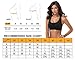 MIRITY Women Racerback Sports Bras - High Impact Workout Gym Activewear Bra Color Black Grey Size 2XL