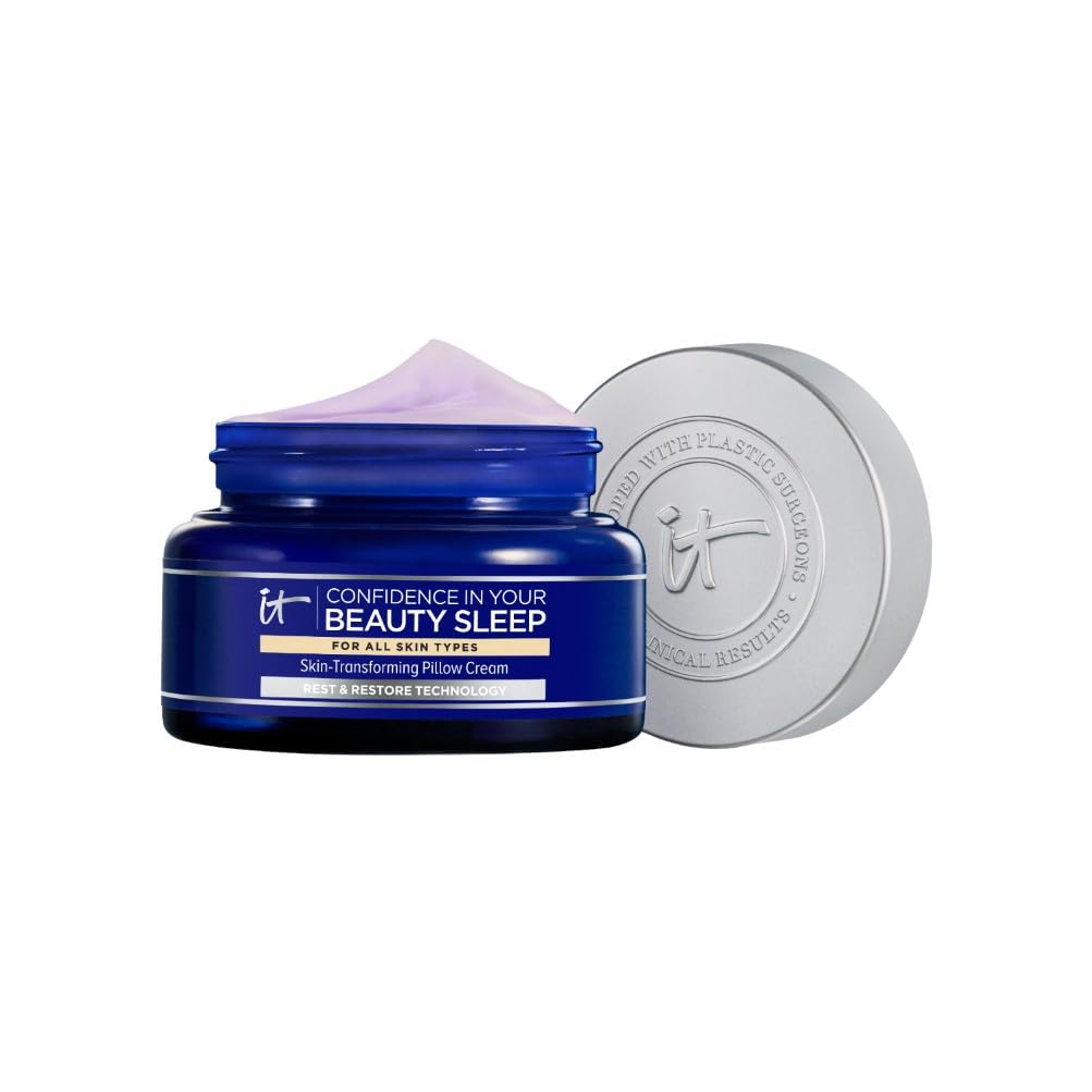 IT Cosmetics Confidence in Your Beauty Sleep, a Velvety Cream Boosting Long-Lasting Moisture for All Skin Types