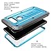 LG V30 Case, SUPCASE Full-body Rugged Holster Case with Built-in Screen Protector for LG V30, LG V30s,LG V35,LG V35 ThinQ,LG V30 Plus 2017 Release, Unicorn Beetle PRO Series(Blue/Gray)