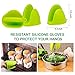 Instant Pot Accessories Steamer Basket and Egg Steamer Rack,Stainless Steel Vegetable Steam Rack Stand for Pressure Cooker. Bonus Pair of Mini Oven Mitts（Fits Instant Pot 6,8 qt Pressure Cooker）
