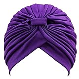 Luxury Divas Polyester Turban Sun Cap Hat