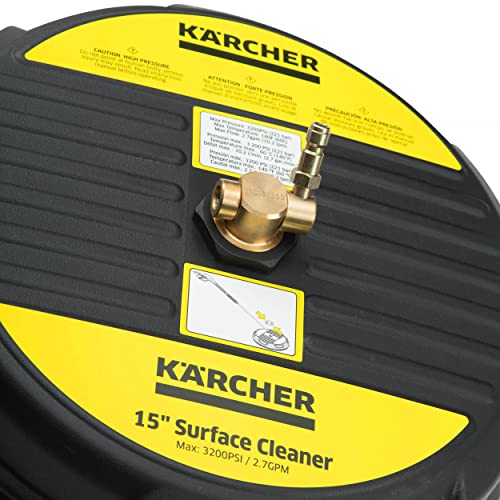 Karcher Universal 15" Pressure Washer Surface Cleaner Attachment, Power