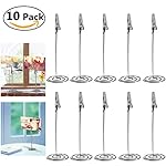 Fenical 10pcs Place Card Holder Memo Holder Clip Photo Holder Table Number Holder
