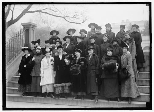 Photographs - Historic Photographs, LLC Photo: Labor Unions. Corset Buyers ASSN. Delegation at White House 1