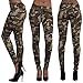 Taiduosheng Women Army Military Camouflage Trouser Soft Pants Knee-Cut Leggings XL