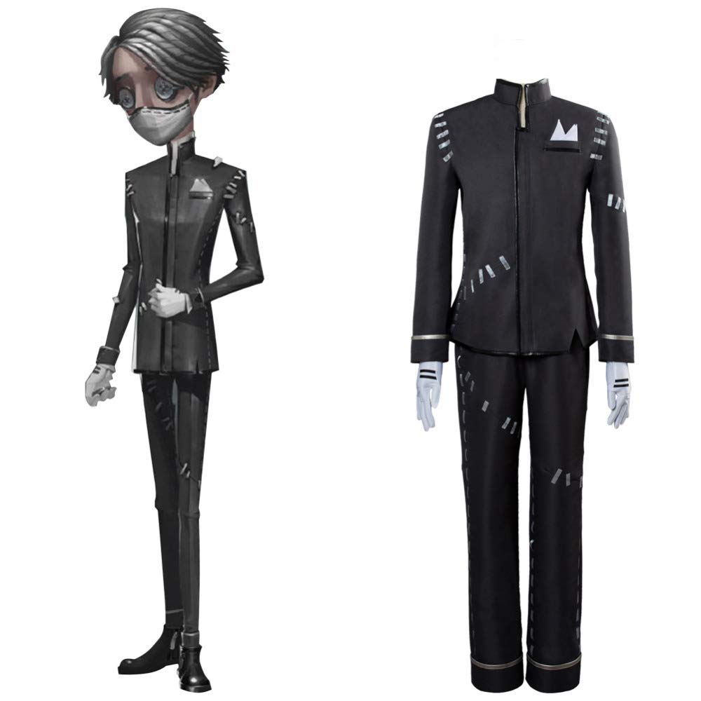Identity V Embalmer Aesop Carl Cosplay Costume Halloween Cosplay Costume Black Uniform Full Set Suit