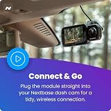 Nextbase 222X Dash Cam Front and Rear 1080p 140° IPS 2.5" Screen view 2