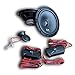 CT Sounds Bio 6.5 Inch Car Audio Component Full Range Door Speaker Set