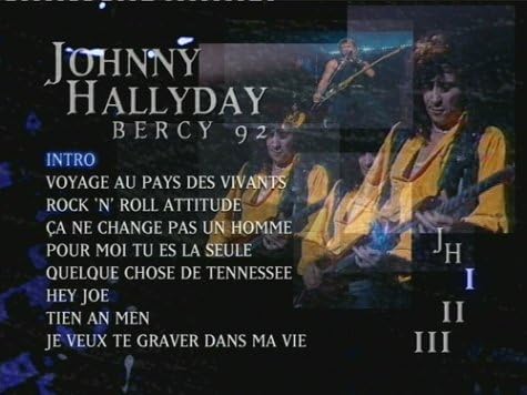 Johnny Hallyday Bercy 92 Import Amazon Ca Hallyday Johnny Dvd